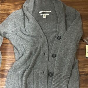 Max Studio Charcoal Cardigan Sweater